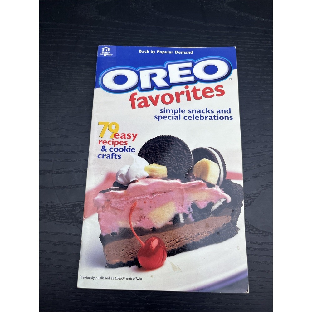 Oreo Favorites 79 Easy Recipes 2001 Cookbook Snacks Desserts Celebrations